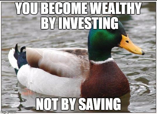 Saving and Investment, what is the difference in wealth creation 