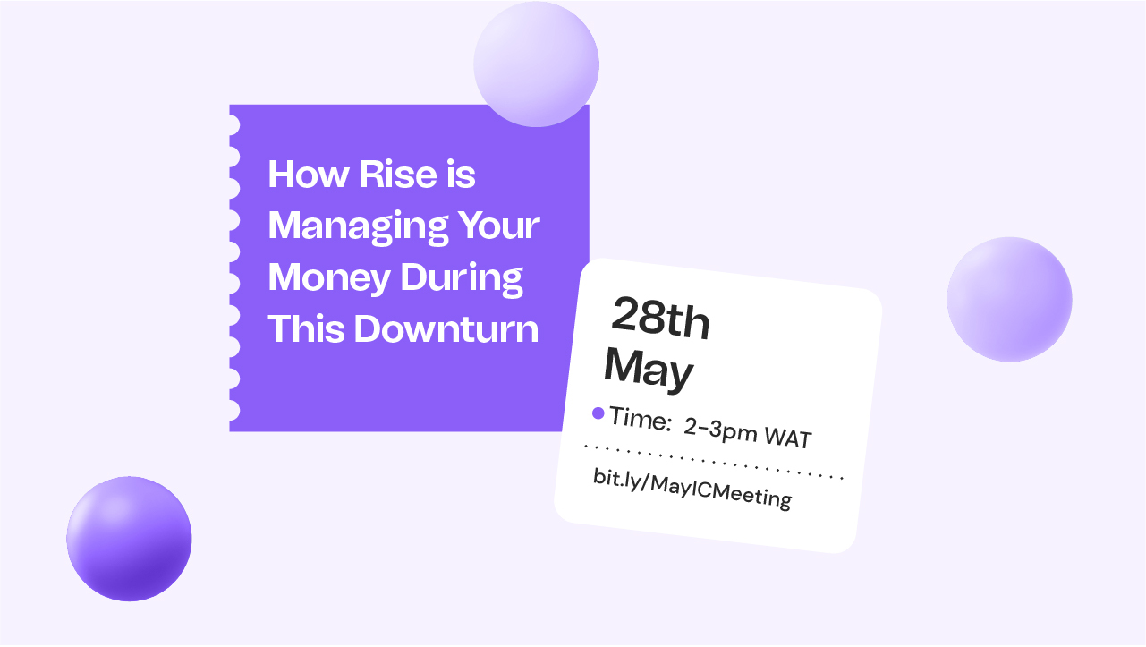 Risevest investment club meeting for May